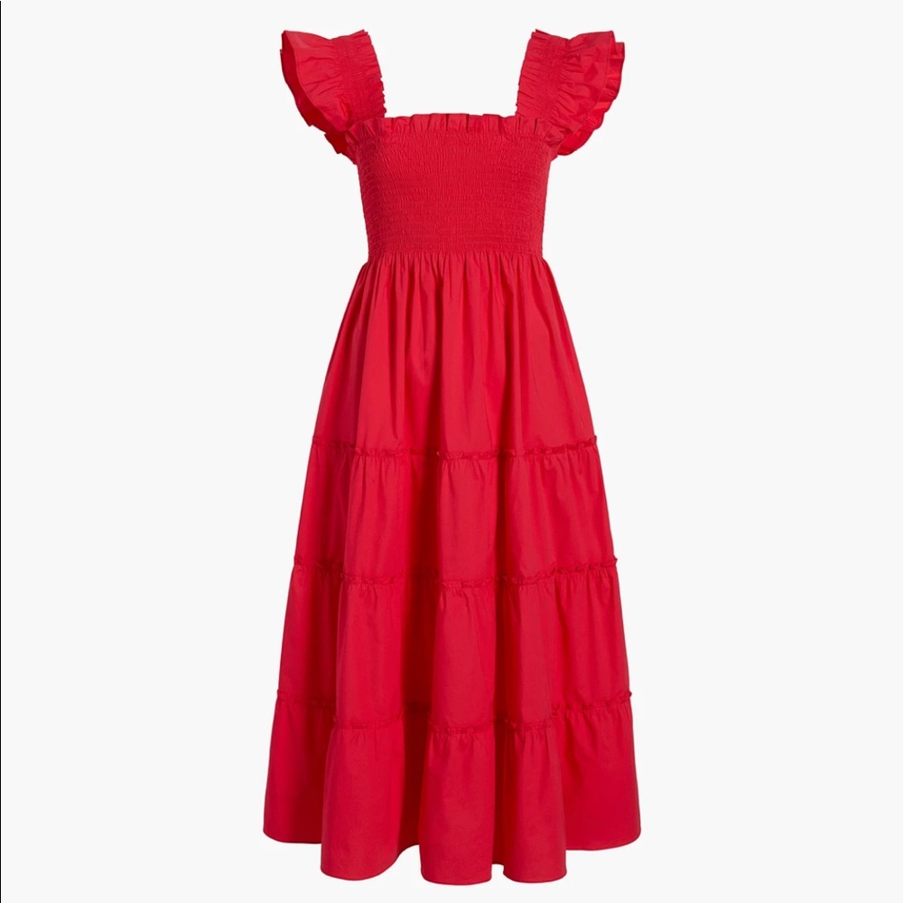 Hill House Raspberry Ellie Nap Dress (XS)